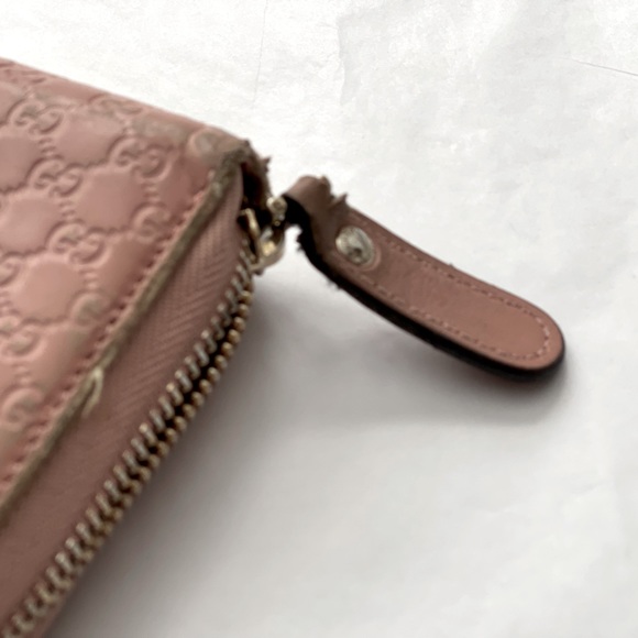 GUCCI - Micro Guccissima Zip Around Continental Wallet - Picture 14 of 16